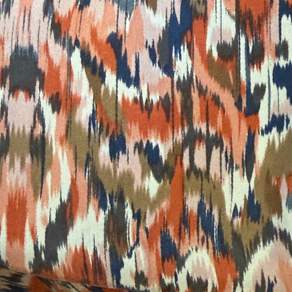 Sundance Silk Abstract Print Button Up Blouse Siz… - image 7